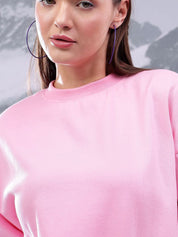 Kotty Women Round Neck Pullover Sweatshirt