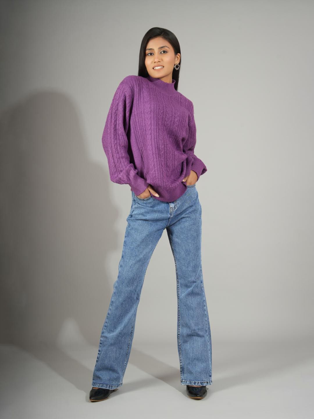 Kotty Women Cable Knit Pullover