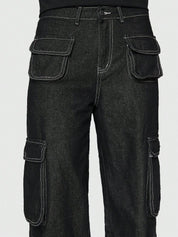 Kotty Men Wide Leg Stretchable Jeans