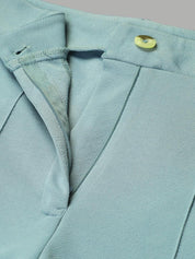 Kotty Women Colourblocked High-Rise Easy Wash Trousers