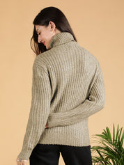 Kotty Women Turtle Neck Pullover Sweaters