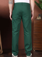 Kotty Men Relaxed Easy Wash Cargos Trousers