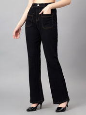 Kotty Women Bootcut Cotton High-Rise  Jeans