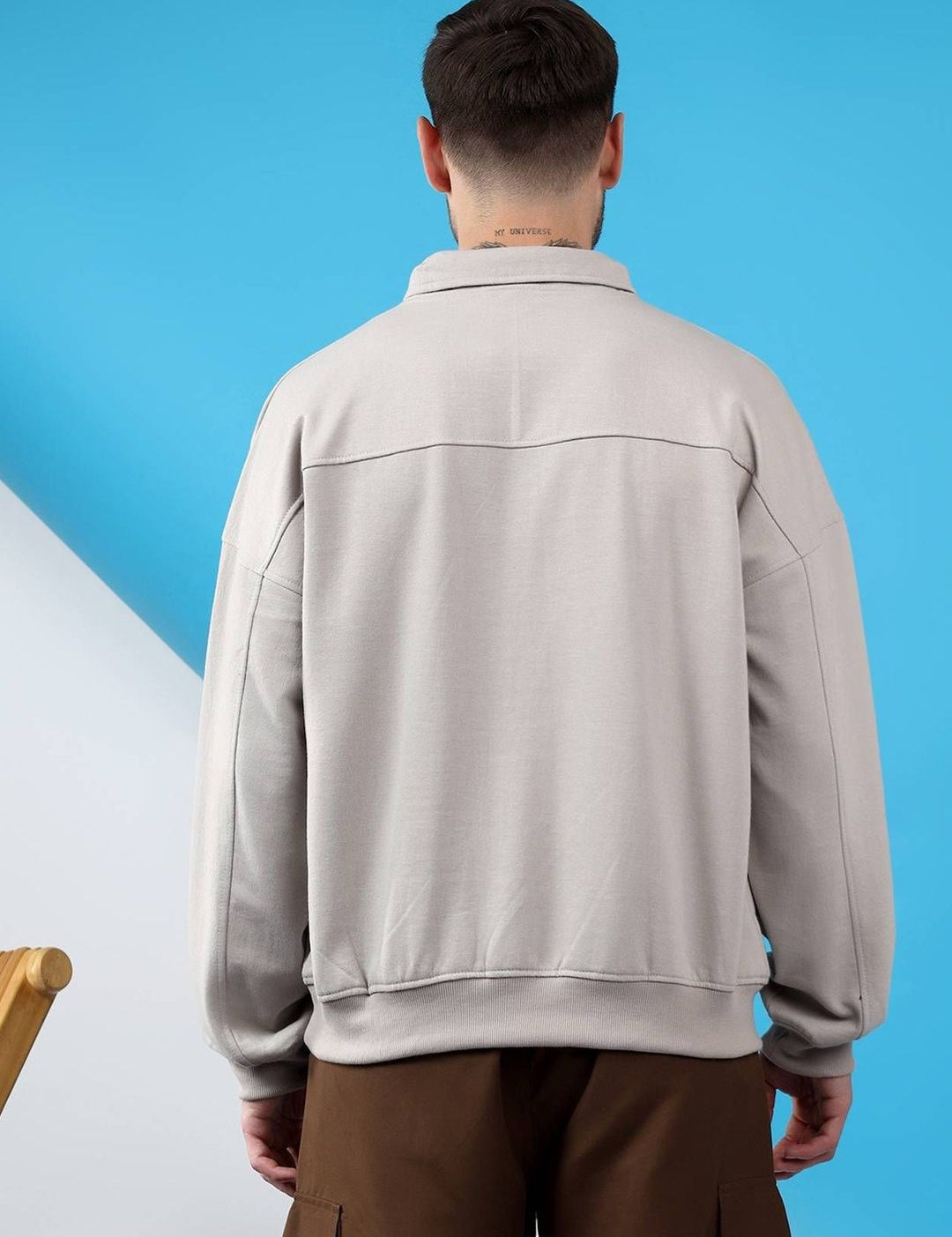 Kotty Round Neck Long Sleeves Cotton Pullover 