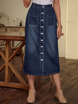 Kotty Straight Midi Skirts