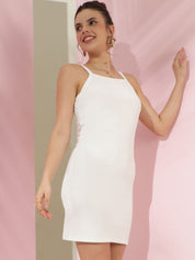 Kotty Women Solid Sheath Mini Dress