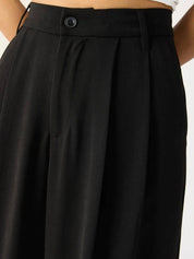 Kotty Women Relaxed Straight Leg High-Rise Trousers