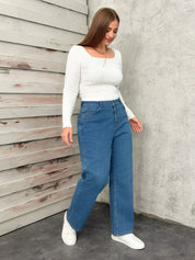 Women's Plus Size straight leg jeans