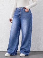 High Waist Baggy Jeans Women Plus Size