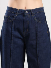 Kotty Women Straight Fit High-Rise Stretchable Jeans