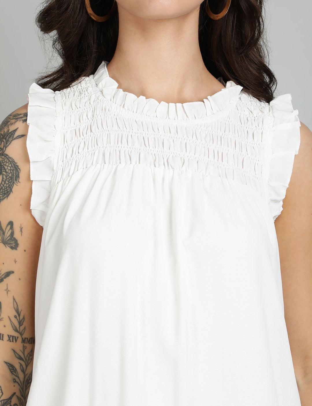 Kotty Women Flared Sleeve Fit & Flare Dress