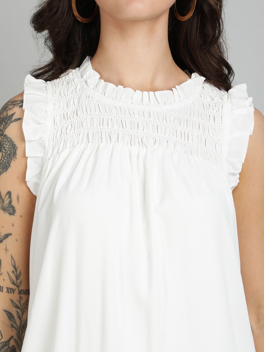 Kotty Women Flared Sleeve Fit & Flare Dress