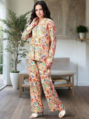 Kotty Printed Shirt With Trousers