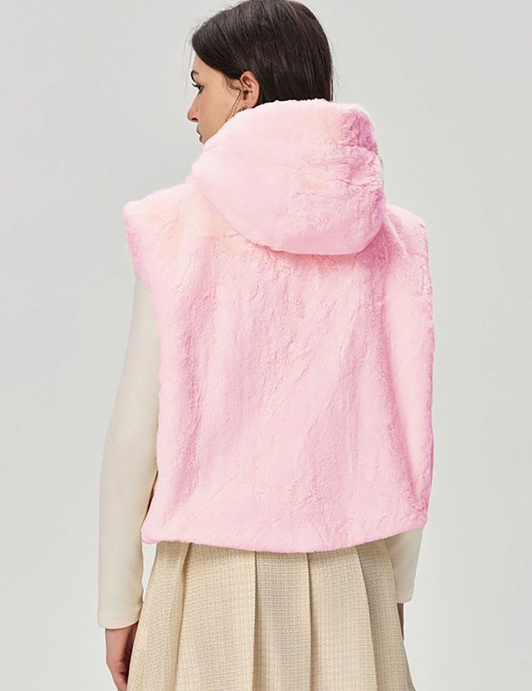 Kotty Women Hooded Self Design Open Front Jacket