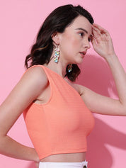 Kotty Women Solid One Shoulder Top