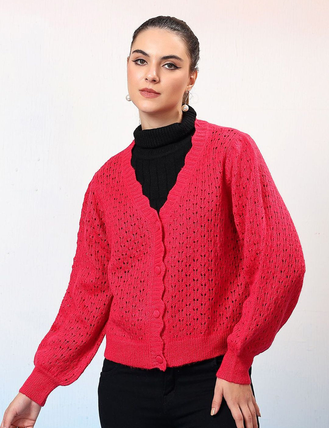 Kotty Women Cable Knit Cardigan