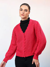 Kotty Women Cable Knit Cardigan