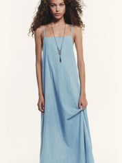 Kotty women blue A-Line midi dress