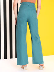 Kotty Women Jean Straight Fit High-Rise Stretchable Jeans