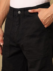 Kotty Men Regular Fit Mid-Rise Clean Look No Fade Stretchable Jeans