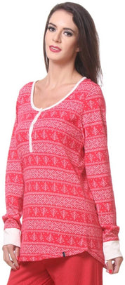 KOTTY  Casual Printed Women Red Top