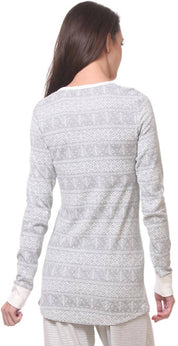 KOTTY  Casual Regular Sleeves Printed Women Grey Top