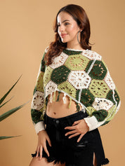 KOTTY Casual Regular Sleeves Printed Women Multicolor Top