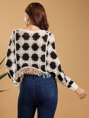 KOTTY Casual Regular Sleeves Printed Women Multicolor Top