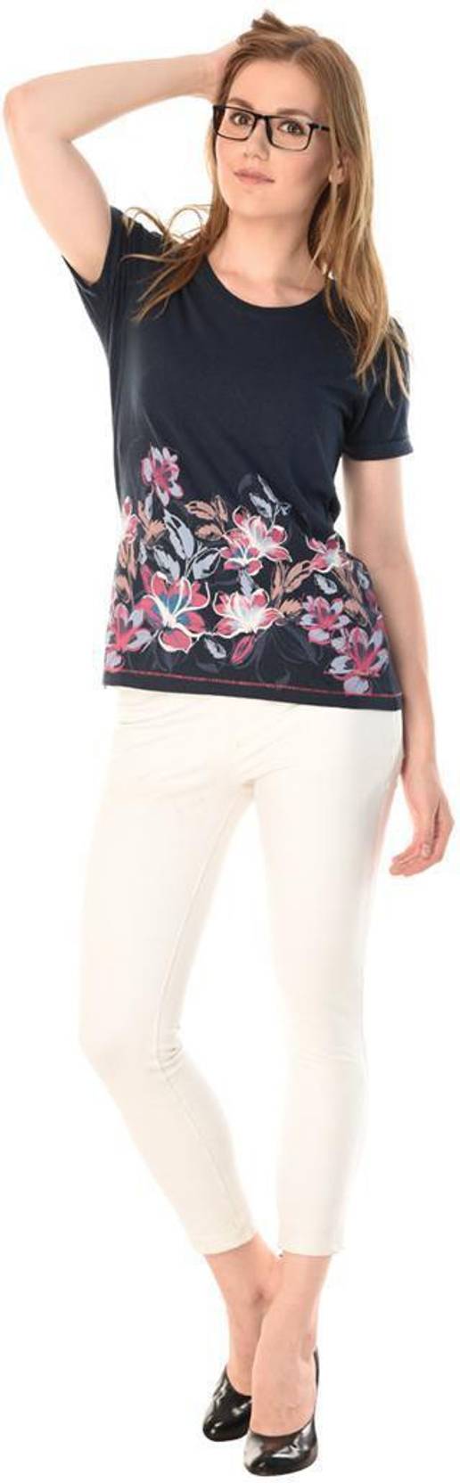 KOTTY  Casual Regular Sleeves Printed Women Purple Top