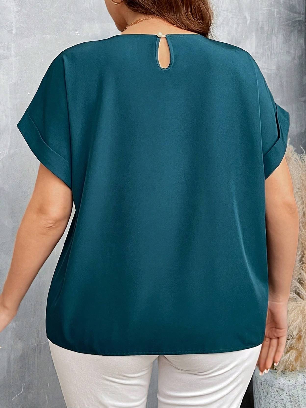 KOTTY Casual Regular Sleeves Solid Women Green Top