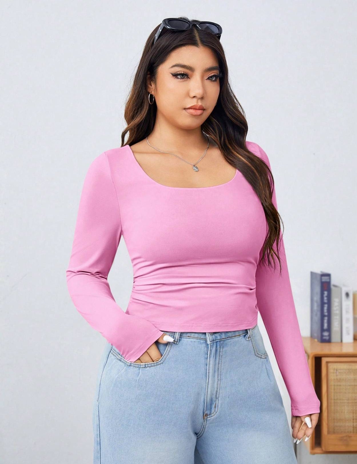 CasualRegularSleevesSolidWomenPinkTop-2_jpg.jpg