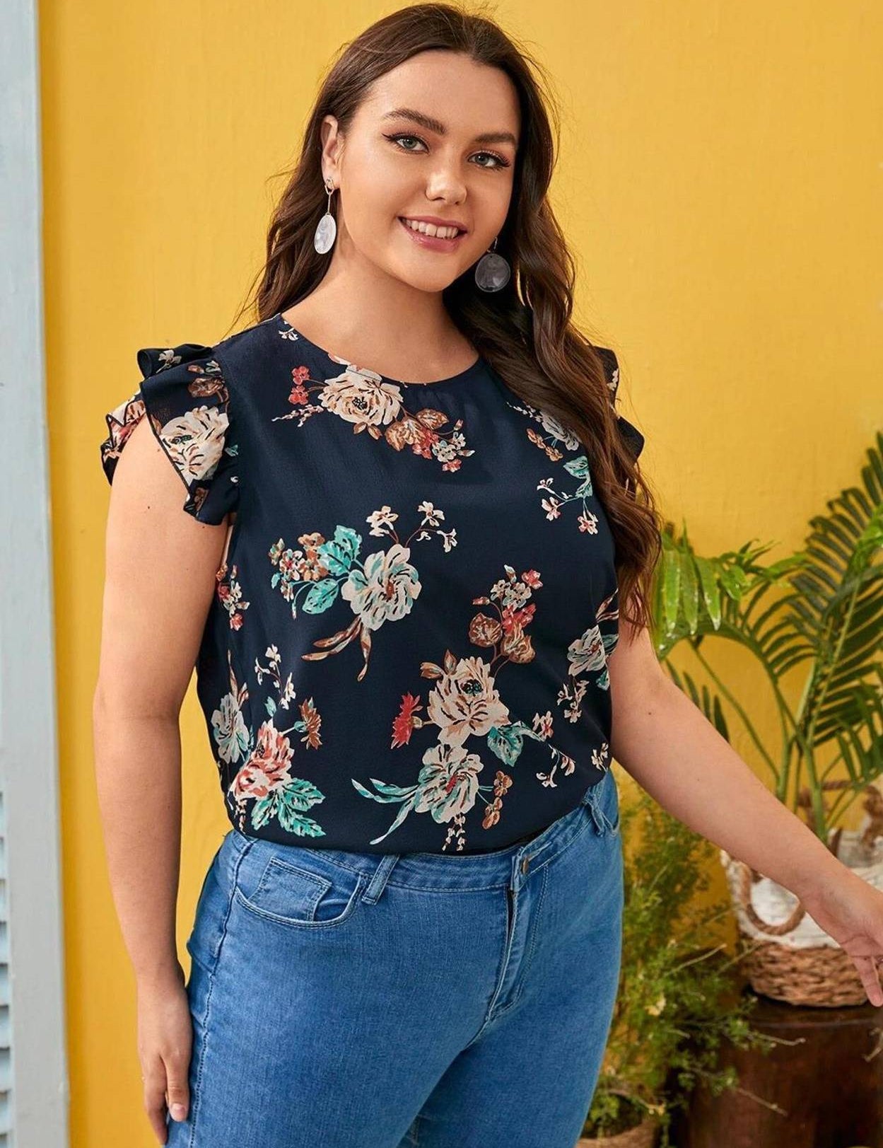 CasualRuffledSleevesPrintedWomenMulticolorTop-2_jpg.jpg