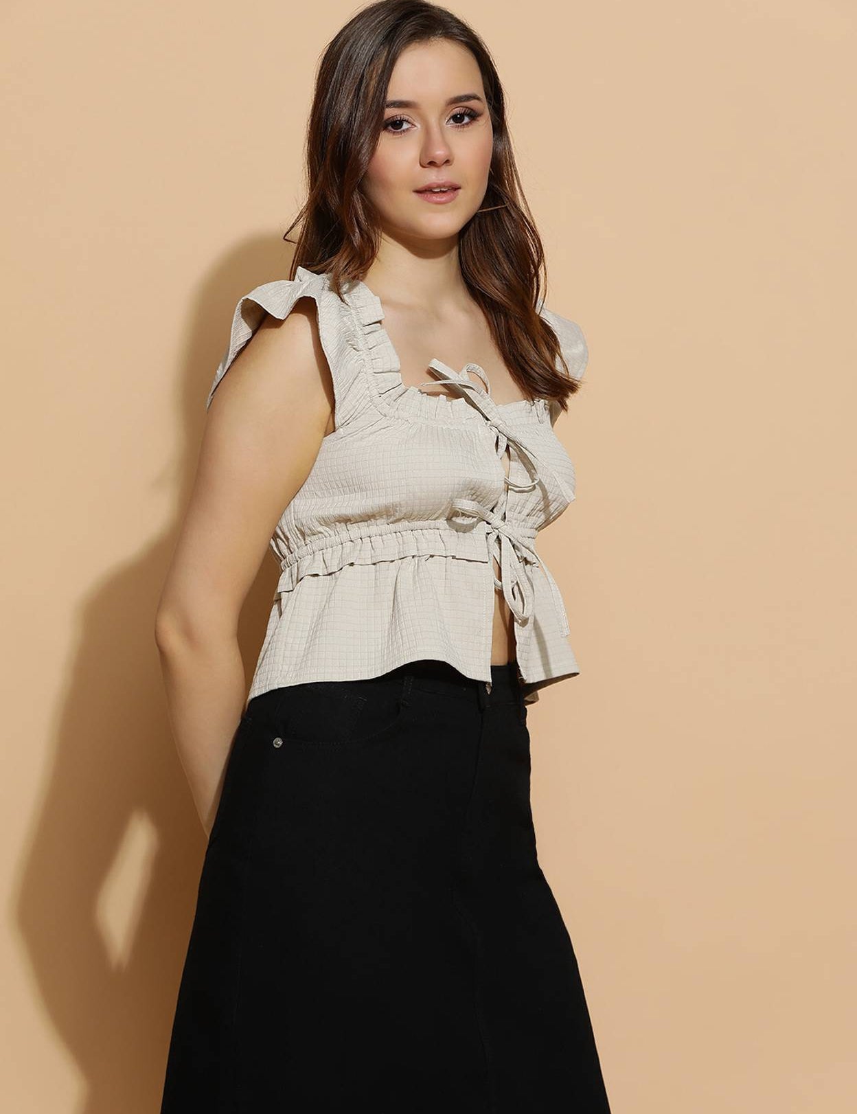 CasualRuffledSleevesSolidWomenBeigeTop-2_jpg.jpg