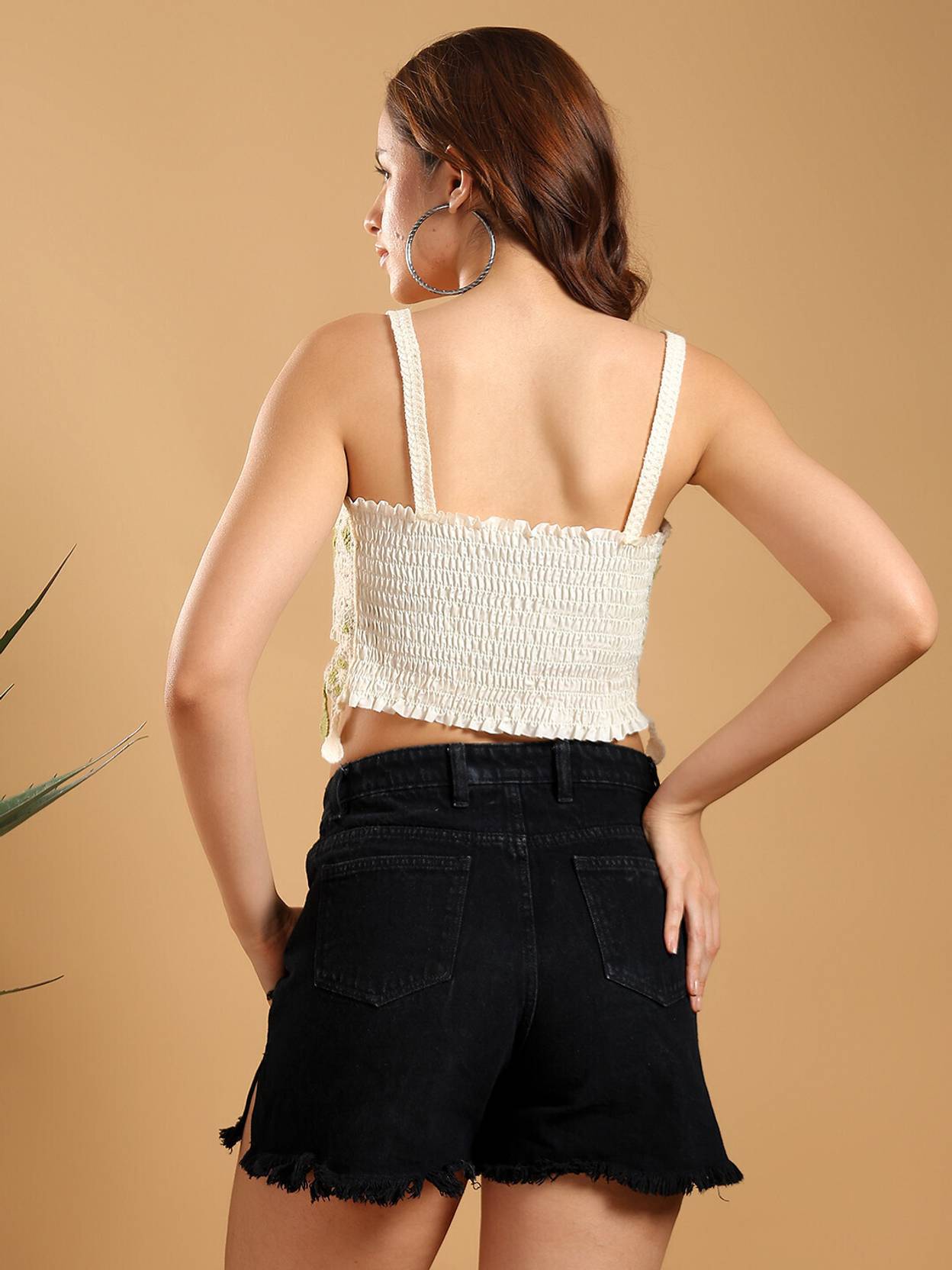 KOTTY Casual Sleeveless Embroidered Women Multicolor Top