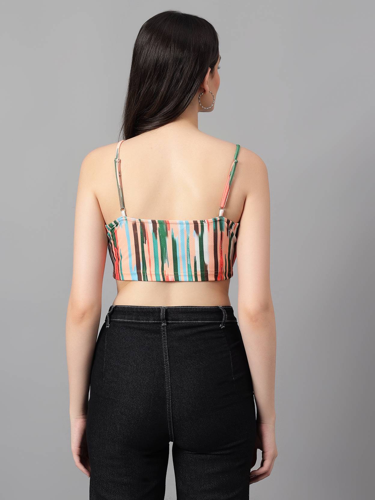 KOTTY Casual Sleeveless Printed Women Multicolor Top