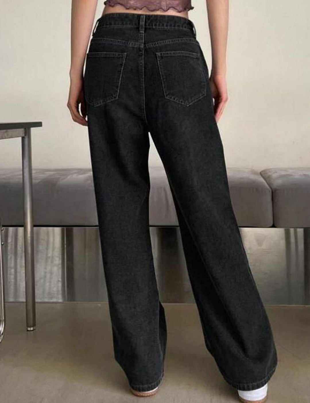 Kotty Women Jean Straight Fit High-Rise Stretchable Jeans