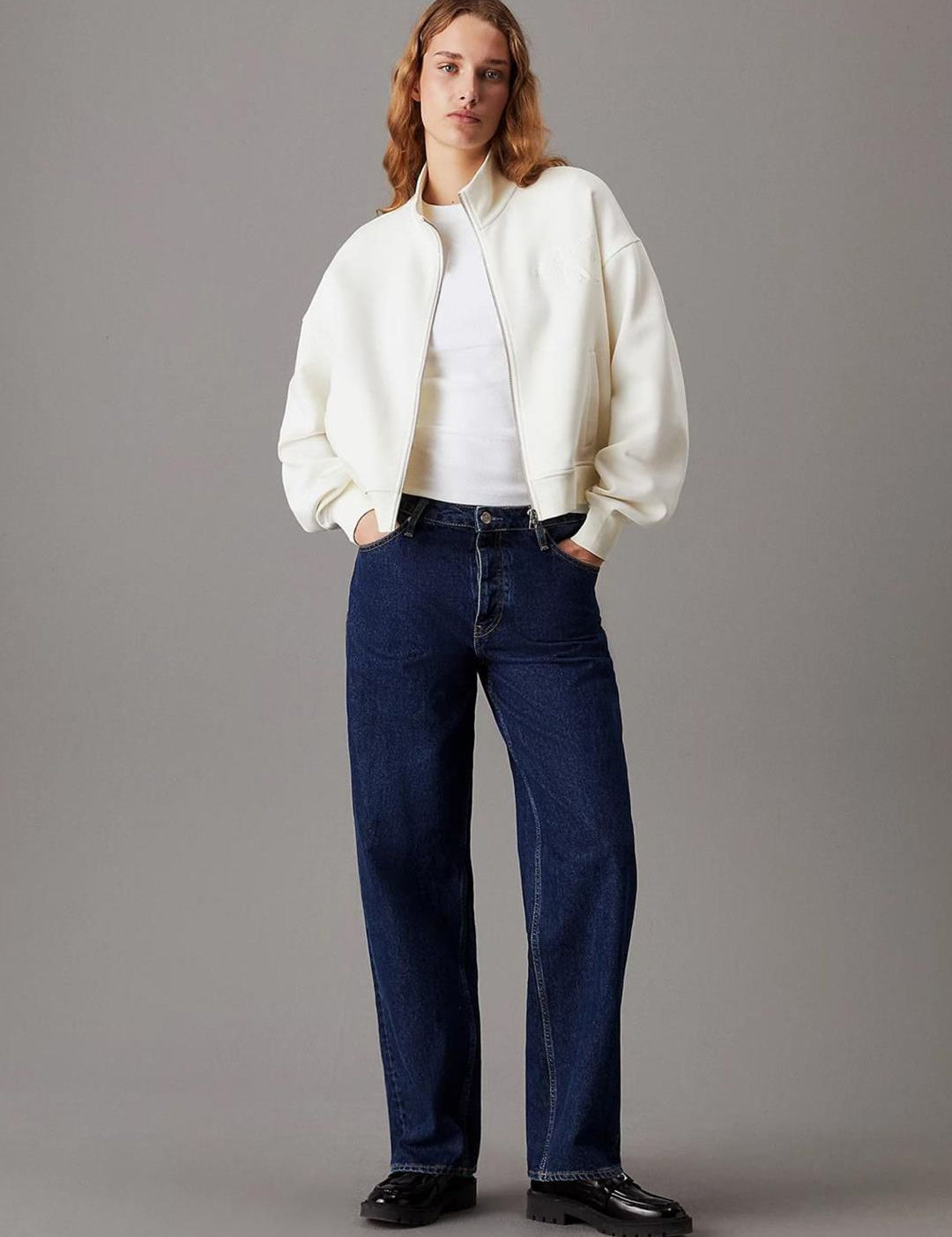 Kotty Women High Neck Front-Open Sweatshirt