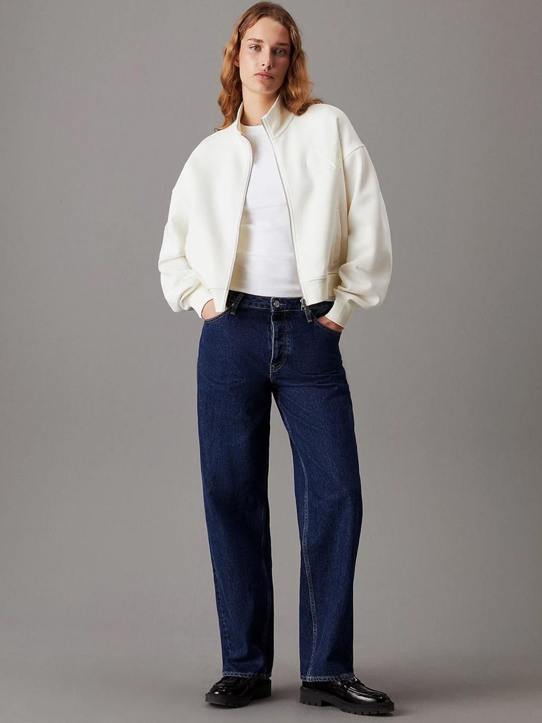 Kotty Women High Neck Front-Open Sweatshirt