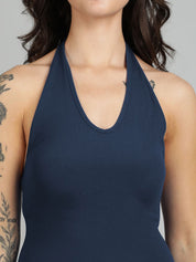 Kotty Women Halter Neck Basic Jumpsuit