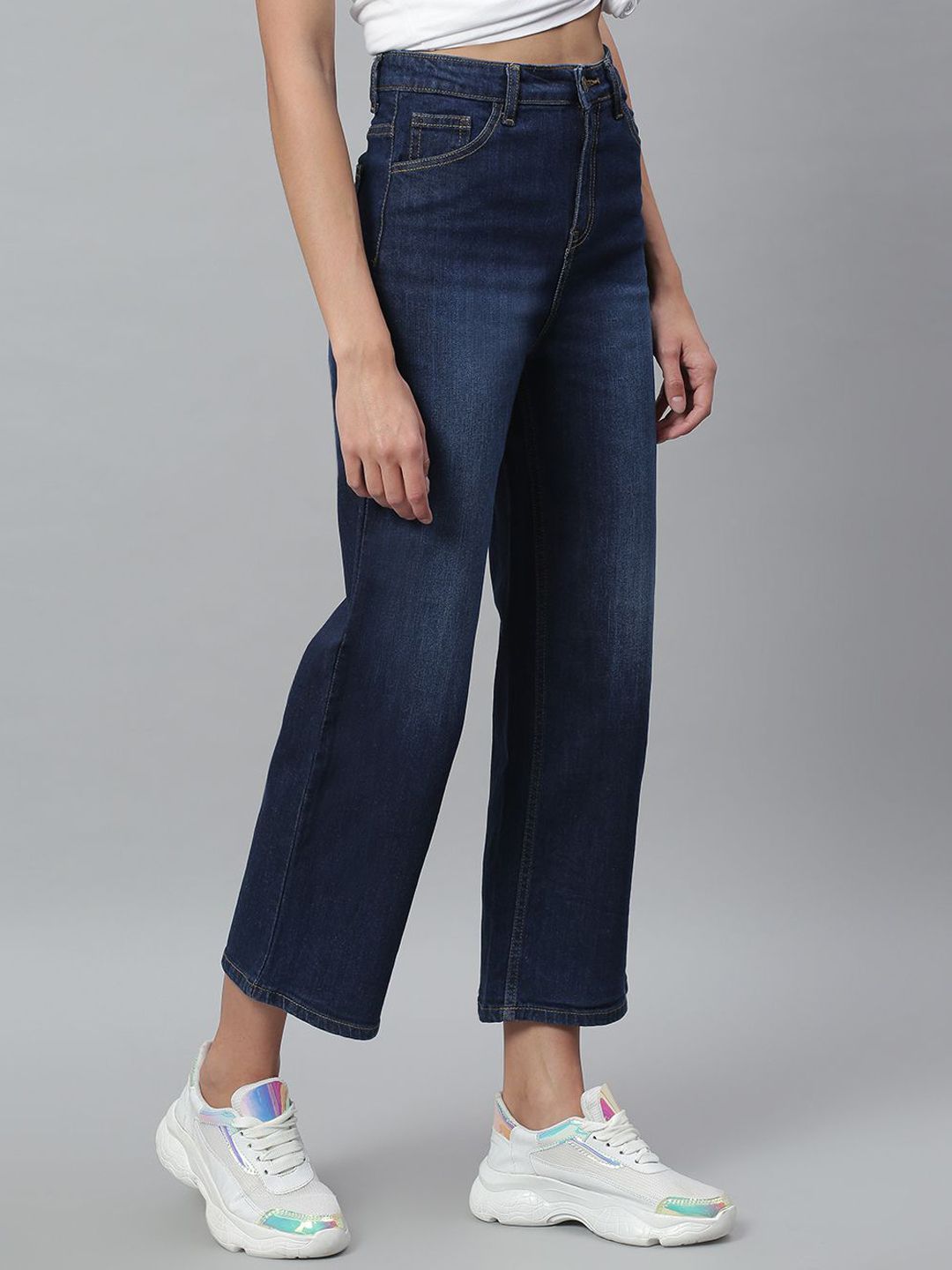 Kotty Women Jean Bootcut High-Rise Stretchable Jeans