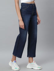 Kotty Women Jean Bootcut High-Rise Stretchable Jeans