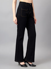 Kotty Women Bootcut Cotton High-Rise  Jeans