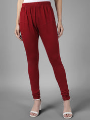 KOTTY  Color Block Women Maroon Tights