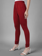 KOTTY  Color Block Women Maroon Tights