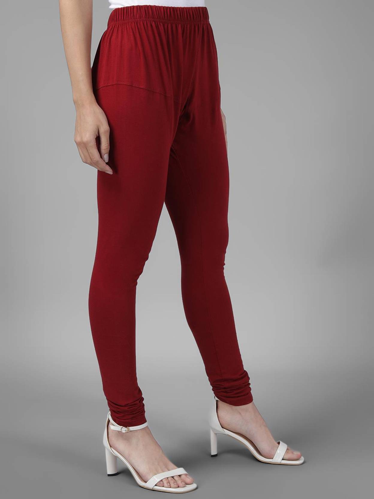 KOTTY  Color Block Women Maroon Tights