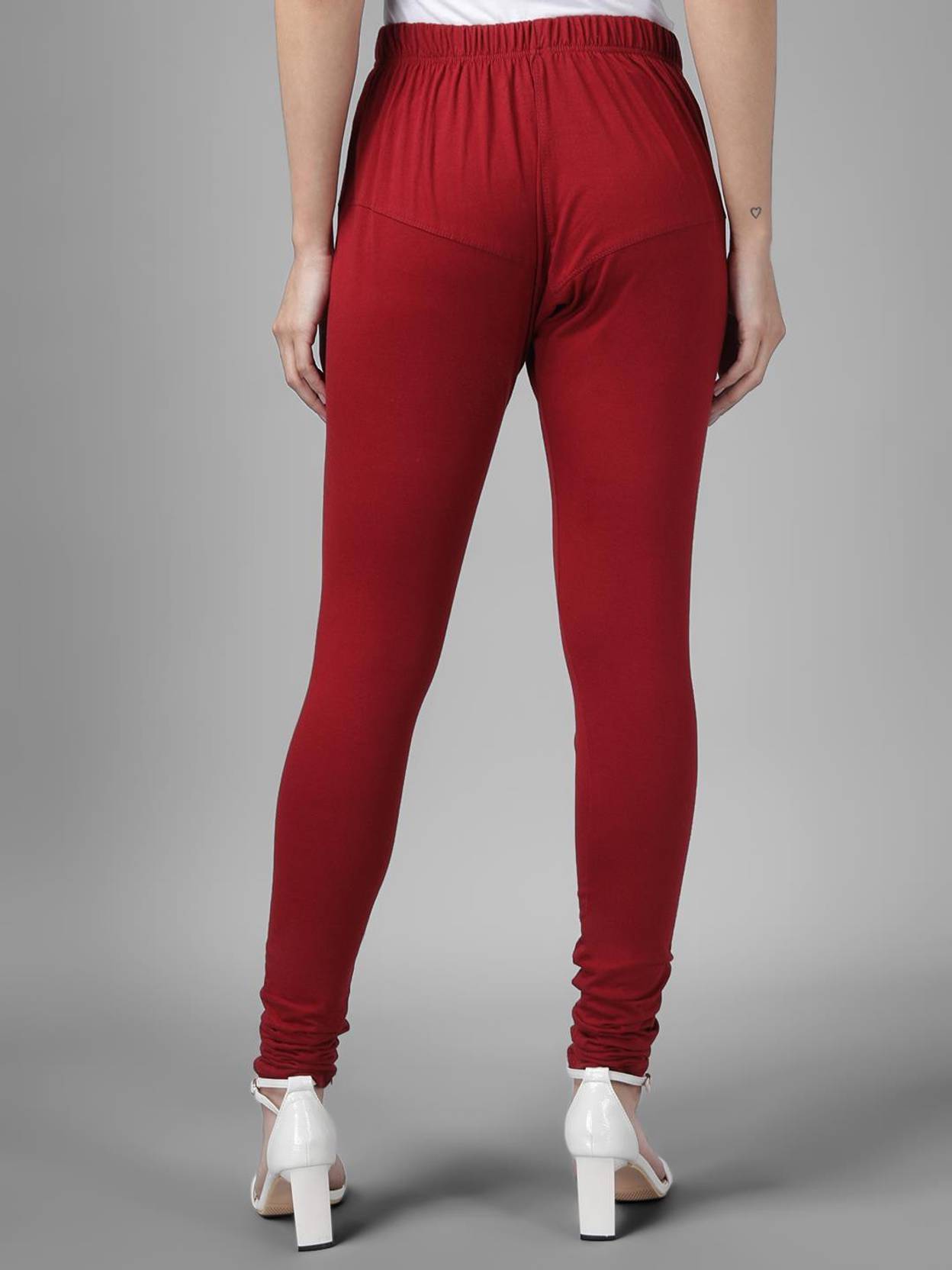 KOTTY  Color Block Women Maroon Tights