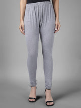 KOTTY  Color Block Women Silver Tights