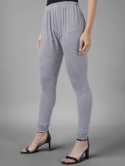 KOTTY  Color Block Women Silver Tights