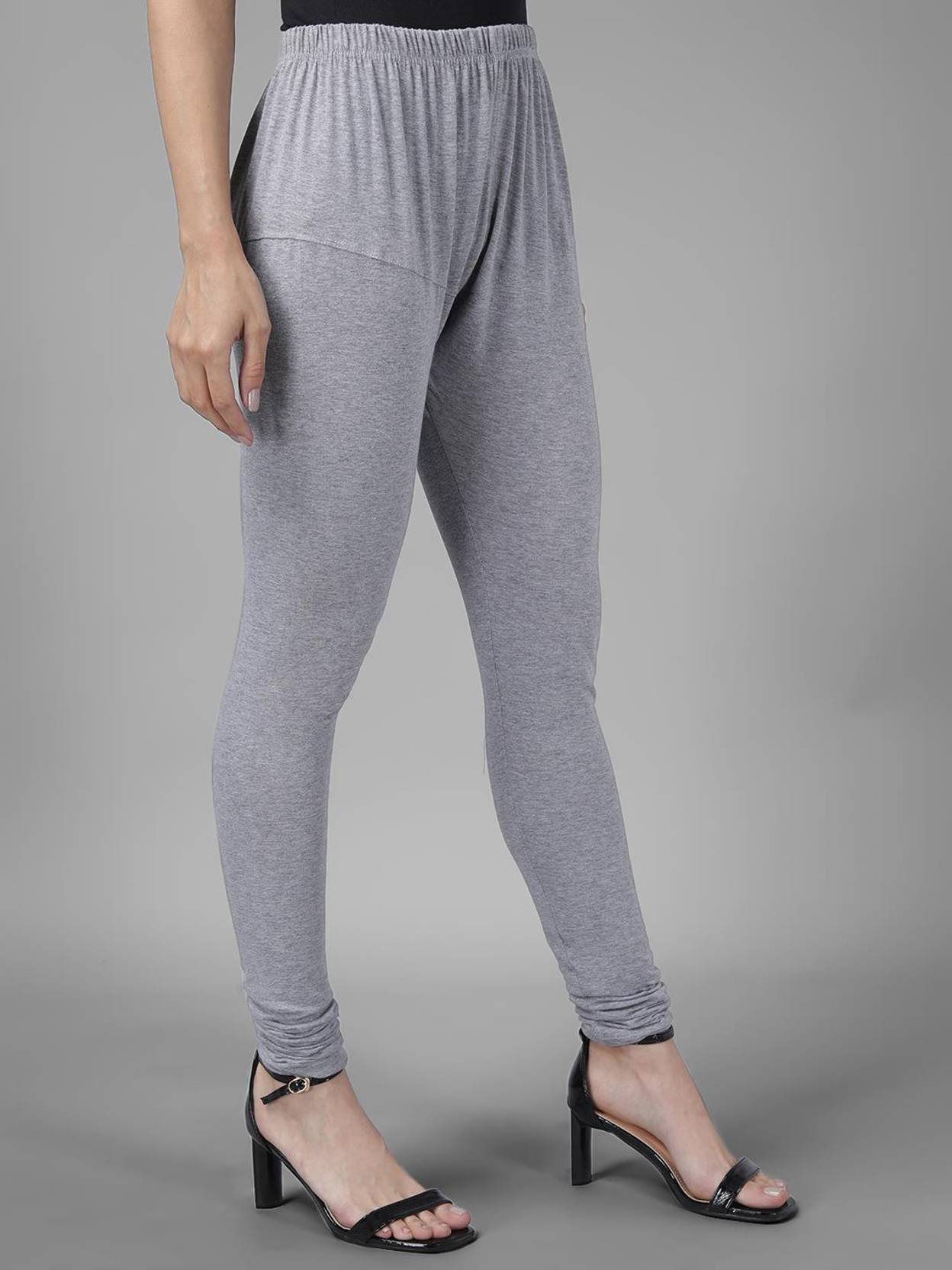 KOTTY  Color Block Women Silver Tights