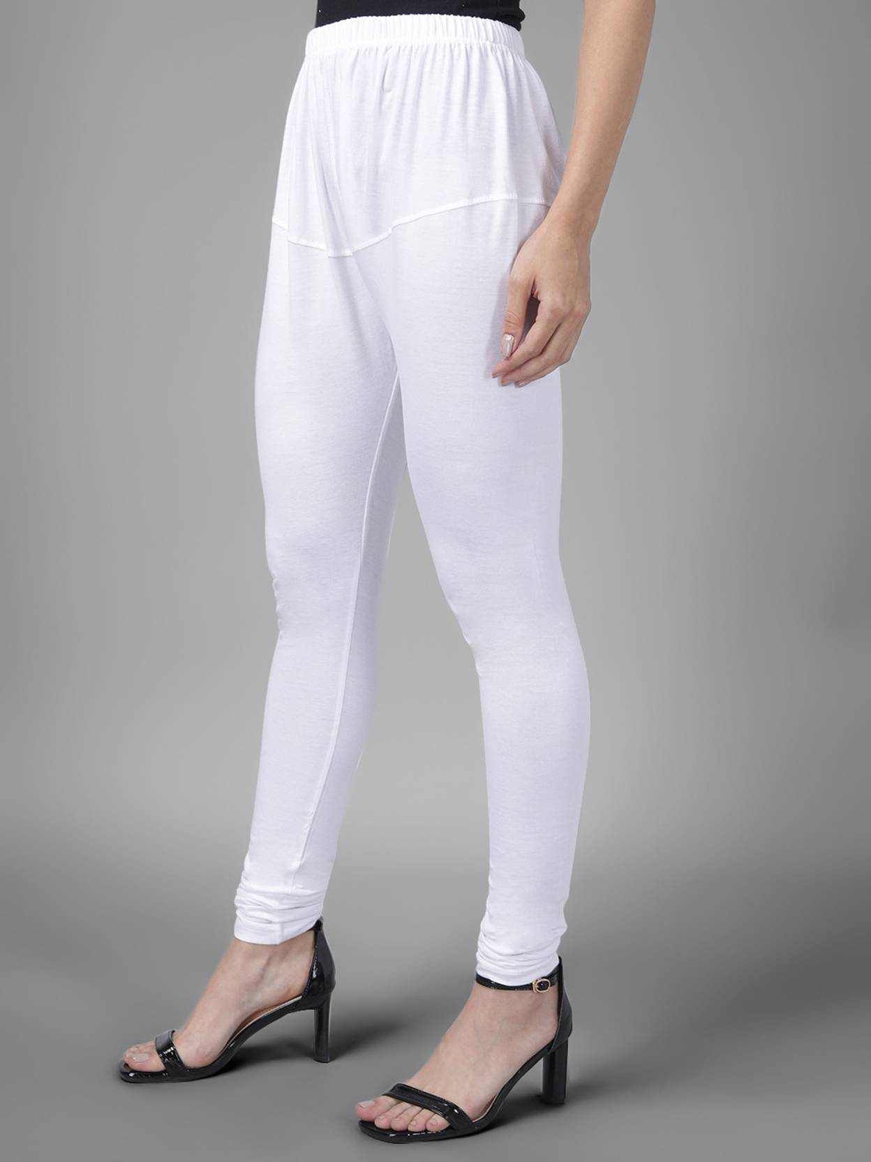 KOTTY  Color Block Women White Tights